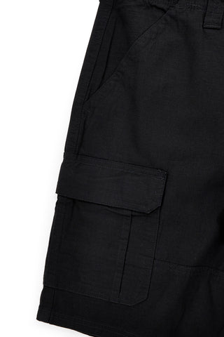 Schwarze Cargo-Bermuda-Shorts No Limits MABW015S26