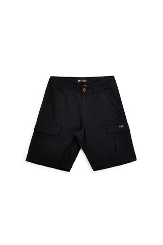 Schwarze Cargo-Bermuda-Shorts No Limits MABW015S26
