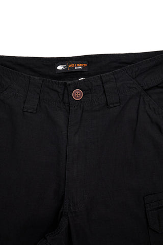 Schwarze Cargo-Bermuda-Shorts No Limits MABW015S26