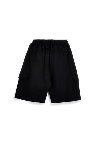 Schwarze Baumwoll-Bermudashorts mit Seitentaschen Boardman Alpha8