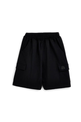 Schwarze Baumwoll-Bermudashorts mit Seitentaschen Boardman Alpha8
