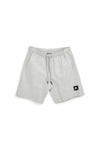 Graue Bermudashorts mit seitlichem Druck und Kordelzug No limits MABK010S26