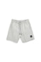 Graue Bermudashorts mit seitlichem Druck und Kordelzug No limits MABK010S26