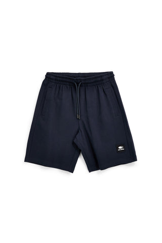 Blaue Bermudashorts mit seitlichem Druck und Kordelzug No limits MABK010S26