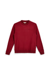 Felpa rossa con taschino in 100% cotone Pittarello tierra PTMF2645