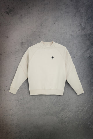 Felpa girocollo panna con maniche raglan Boardman Complice