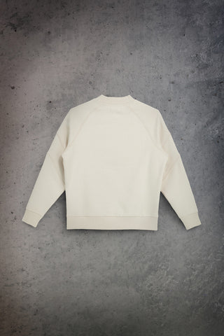 Felpa girocollo panna con maniche raglan Boardman Complice