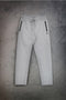 Pantaloni jogger grigi melange in misto cotone felpato con tasche zip Boardman Omertà