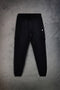 Pantaloni jogger cargo neri in misto cotone felpato Boardman Snitch