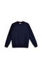 Felpa girocollo blu in misto cotone con interno felpato Pittarello tierra NBY315
