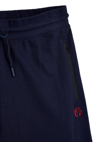 Pantaloni cargo blu con vita elasticizzata Pittarello Tierra NBY419