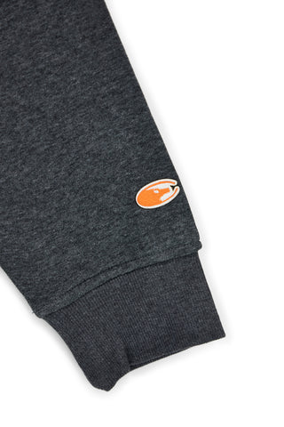 Graues Sweatshirt mit Reißverschluss und Stehkragen aus Baumwollmischgewebe von No limits, Art.-Nr. MASW003W24