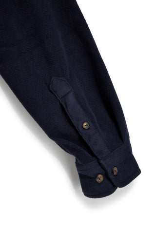 Camicia blu in caldo pile con taschino No limits MAPF013W24SOL