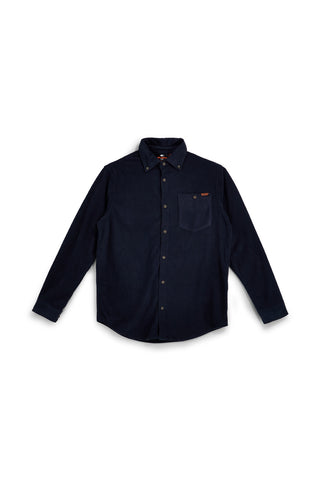 Camicia blu in caldo pile con taschino No limits MAPF013W24SOL