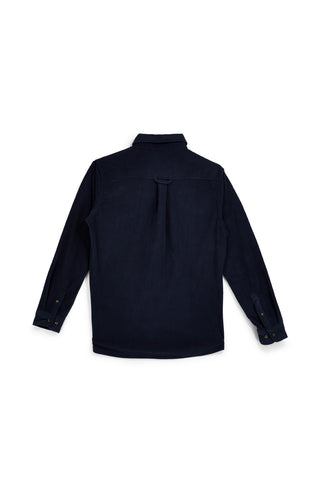Camicia blu in caldo pile con taschino No limits MAPF013W24SOL