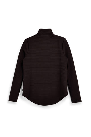 Braunes Sweatshirt mit Reißverschluss „Soft-knit Ottoman“ von Skechers, Modell JA78