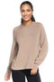 Skechers LT152 Cozy Fit Rundhals-Sweatshirt in Taubengrau