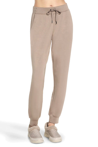 Weiche Jogginghose in Taubengrau mit Cozy Fit: Skechers Cozy Luxe Jogger PT149