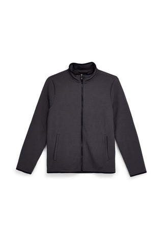 Felpa antracite con zip Soft-knit Ottoman Skechers JA25