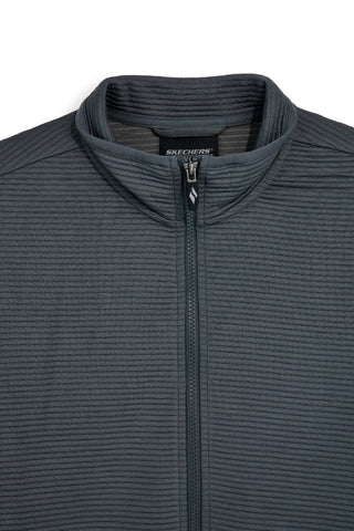 Felpa verde con zip Soft-knit Ottoman Skechers JA25