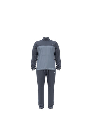 Tuta blu bicolore con zip in tessuto traspirante Under armour Rival