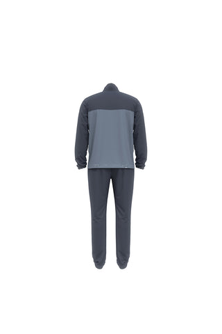 Tuta blu bicolore con zip in tessuto traspirante Under armour Rival