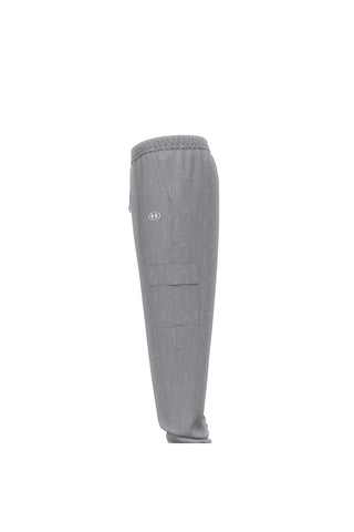 Pantaloni cargo grigi in felpa con tasche Under armour Rival Flc Cargo Jgrs