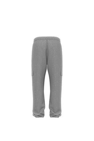 Pantaloni cargo grigi in felpa con tasche Under armour Rival Flc Cargo Jgrs