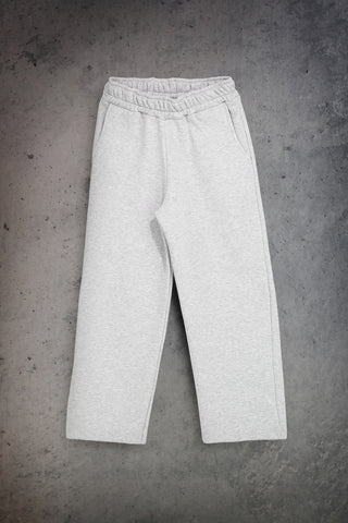 Pantaloni Grigio Chiaro con Gamba Ampia e Interno Felpato Boardman Default