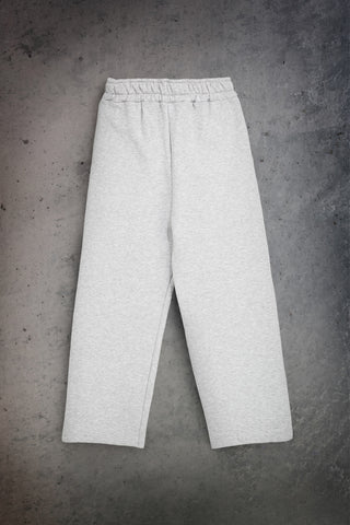Pantaloni Grigio Chiaro con Gamba Ampia e Interno Felpato Boardman Default