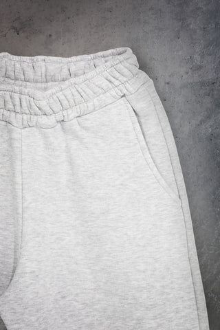 Pantaloni Grigio Chiaro con Gamba Ampia e Interno Felpato Boardman Default