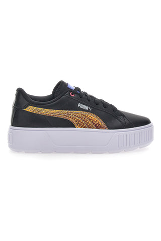 Puma Karmen Exotics Plateau-Sneaker Schwarz