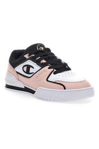 Champion 3 Point Low Pink-Schwarze Turnschuhe