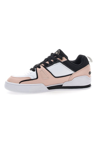 Champion 3 Point Low Pink-Schwarze Turnschuhe