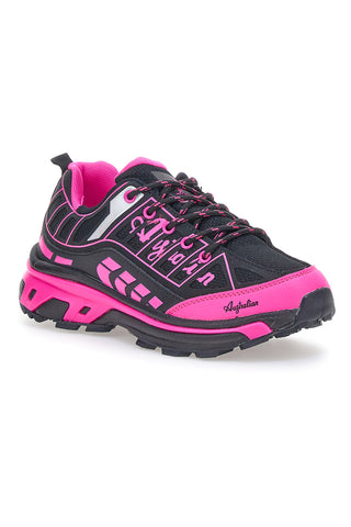 Australian 170 Trekking-Sneaker in Schwarz und Fuchsia
