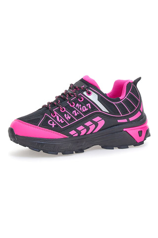 Australian 170 Trekking-Sneaker in Schwarz und Fuchsia