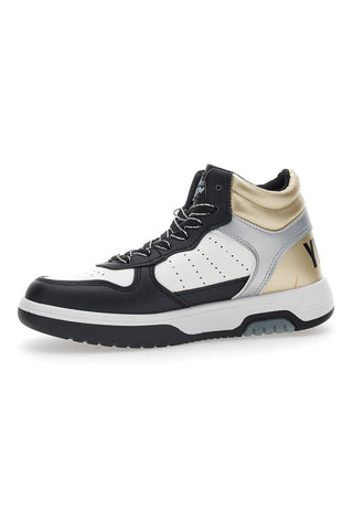 Sneakers Alte Bianche e Nere Sweet Years 8580