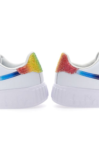 Diadora Game Step Bloom GS Weiße Turnschuhe