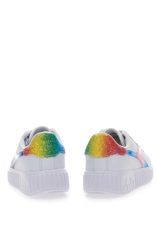 Diadora Game Step Bloom GS Weiße Turnschuhe