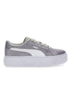 Flatform Karmen Glitz Silver Glitter Sneakers