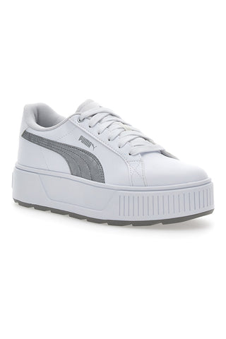 Puma Karmen Space Metallics Weiße Flatform-Sneaker