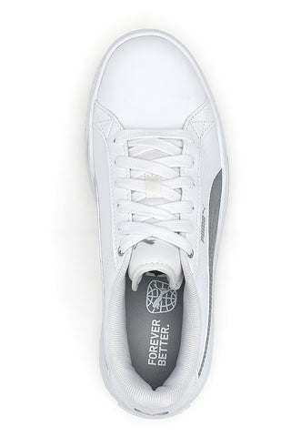 Puma Karmen Space Metallics Weiße Flatform-Sneaker