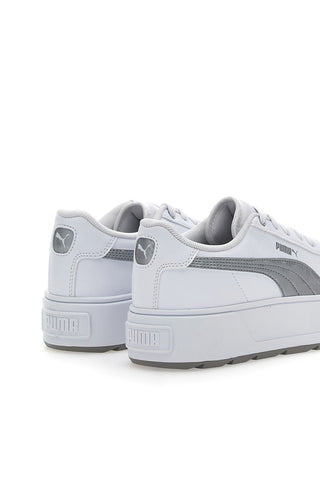 Puma Karmen Space Metallics Weiße Flatform-Sneaker