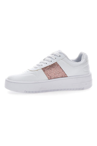 Champion Rebound Platform Sparkle White Sneakers