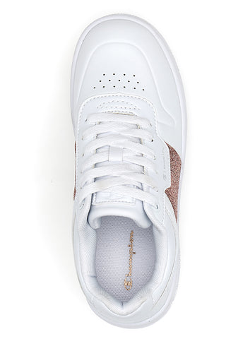 Champion Rebound Platform Sparkle White Sneakers