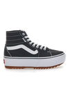 Sneakers mit Flatform Vans Hi Tapere Schwarz und Weiß