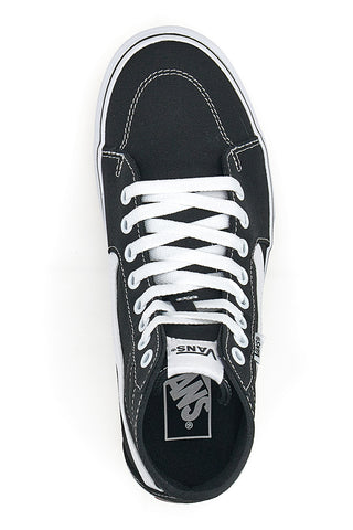 Sneakers mit Flatform Vans Hi Tapere Schwarz und Weiß