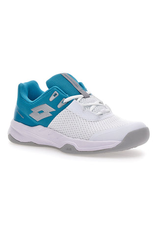 Scarpe da Padel Lotto Superrapida 600 Bianche e Azzure