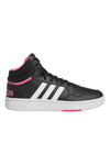 Schwarze Adidas Hoops 3.0 Mid-Sneaker