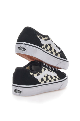 Vans Filmore Decon Qadri-Sneaker in Weiß und Schwarz